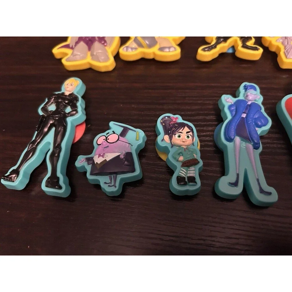 Lot of 19 Character Suction Cup Toys TMNT Wreck It Ralph Mixed McDonald’s Disney